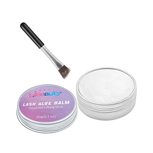 Libeauty colle de levage de cils, Saveur de Raisin, peut être utilisée comme gel dembellissement des sourcils-20g