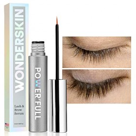 WONDERSKIN PowerFull Sérum de Croissance pour Sourcils et Cils, Sérum de Croissance pour Cils avec une Formule Avancée à Sym