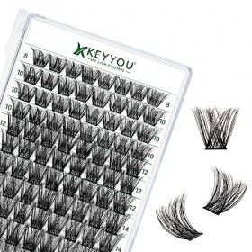 Y01, D-8-16MIX Lot de 96 extensions de cils à faire soi-même à la maison Y01, D-8-16MIX 