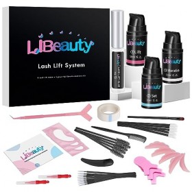 Libeauty Rehaussement Cils, Lash Lift Kit, New Eyelash Perm Set, Contient des coussinets de levage des cils et un manuel din