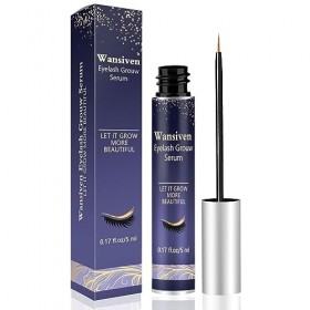 Wansiven Sérum Cils, Sérum de Croissances des Cils, Aide à sublimer les cils et à Favoriser la Pousse Cils, épais, Beau Sérum