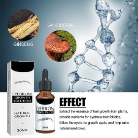 Keeoysie Serum Sourcils croissance, Sérum pour la Croissance Sourcils Parfaits, Stimule Croissance, Réduit la Perte de Poil, 