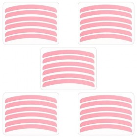 30pcs Lash Lift rubans, Lash Lift Shield Silicone Lash Lift Ruban Permanent de Cils Lash Lift Tiges Nervurées pour les Cils Y