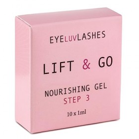 Lot de 10 sachets de 1 ml de lotion nourrissante pour lever les cils - Plastification des sourcils - Lotion nourrissante végé
