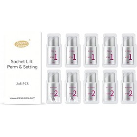 Lotions pour rehausser les cils pour la permanente des cils, la lamination des cils et sourcils, 5x Perm et 5x Fixing Lotion 