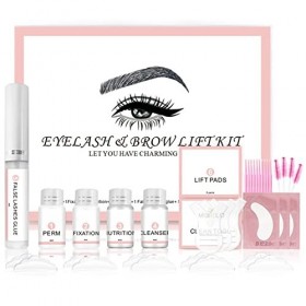 Kit de levage de cils de qualité supérieure avec outils complets, rehausseurs de cils, recourbement de cils, convient
