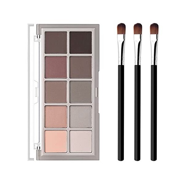 Palette de Fard à Paupières 15 Couleurs Palette Ombres à Paupière Matte Nude Eyeshadow Palette Étanche Longue Durée Maquillag