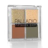 Palladio Eyeshadow Quads, Velvety Pigmented Blendable Matte, Metallic & Shimmer Finishes, Formule crémeuse, Four Way Quad Eye