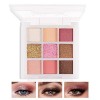 Boobeen 9 Colors Eyeshadow Palette, Rich Colors, Creamy, Blendable with Matte Shimmer Glitter Eye Shadow Powder for Eye Makeu