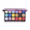 Makeup Revolution, Palette dombres à paupières Forever Flawless, Good Vibes Hype, 18 nuances, 19,8 g