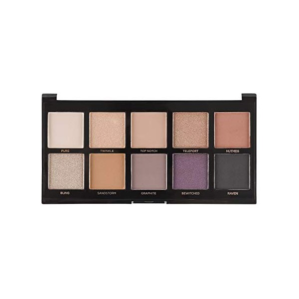 Profusion Cosmetics Collection de 10 Palettes dombre à Paupières, Smoky