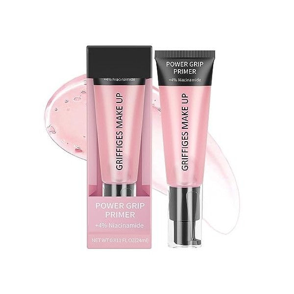 Power Grip Primer, Primer Base Maquillage Visage, Primer hydratant, Base de maquillage Primer, Base Lissante Avant Maquillage