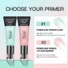 Power Grip Primer pour le visage à base de gel et hydratant pour lisser la peau et le maquillage, hydrate et apprêt végétalie