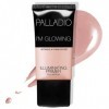 Probelle Im Glowing Illuminating Primer, base de maquillage rose nacré pour le visage, contient de laloe vera Clair 0,67 on