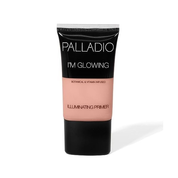 Probelle Im Glowing Illuminating Primer, base de maquillage rose nacré pour le visage, contient de laloe vera Clair 0,67 on