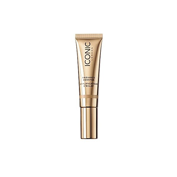 ICONIC London Radiance Booster – Sheer Tinted Primer with Radiant Glow, Honey Glow, 30ml