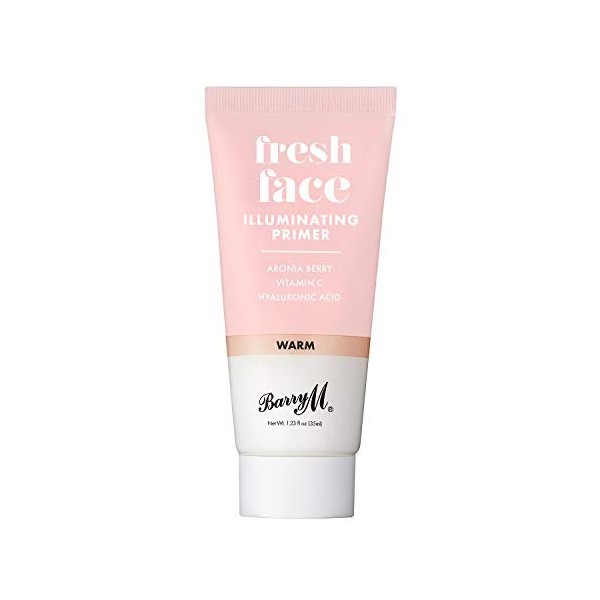 Barry M Cosmetics Fresh Face Base de maquillage avec particules irisées argentées pour unifier le teint Doré chaud