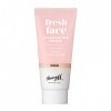 Barry M Cosmetics Fresh Face Base de maquillage avec particules irisées argentées pour unifier le teint Doré chaud