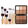 Palette Correcteur de Teint, MKNZOME 10 Couleurs Concealer Anti Cerne Correcteur Maquillage Femme Longue Tenue Imperméable Pa