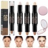 Contouring Stick 3 pcs Contouring Maquillage Stick Contouring Visage Contour Stick Makeup Contouring Baton Contouring Illumin