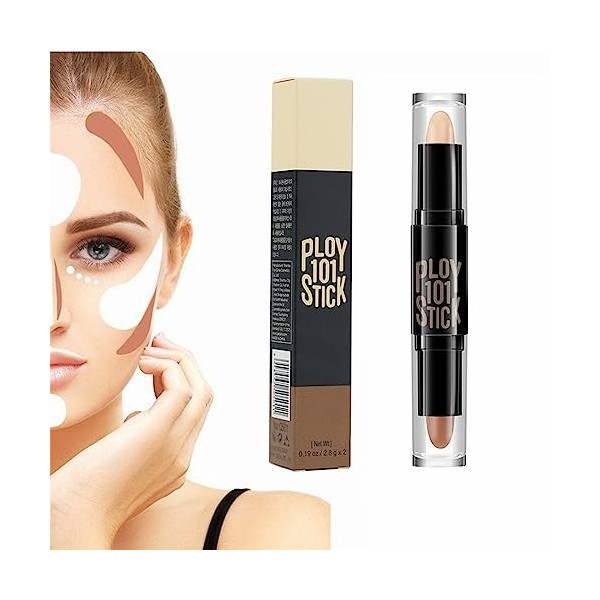 Contouring Maquillage,Concealer,Correcteur Stick de Contouring,Contouring Stick,Bâton Surligneur,Makeup Contouring,Correcteur