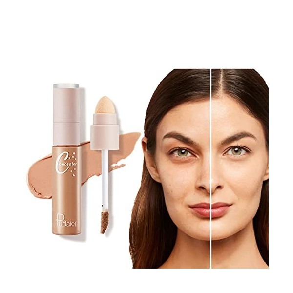 Tkekruh Foundation Stick Concealer,24H Correcteur,Correcteur Anti,Anticernes Correcteur De Teint,Anticernes,Illumine Le Visag