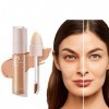 Tkekruh Foundation Stick Concealer,24H Correcteur,Correcteur Anti,Anticernes Correcteur De Teint,Anticernes,Illumine Le Visag