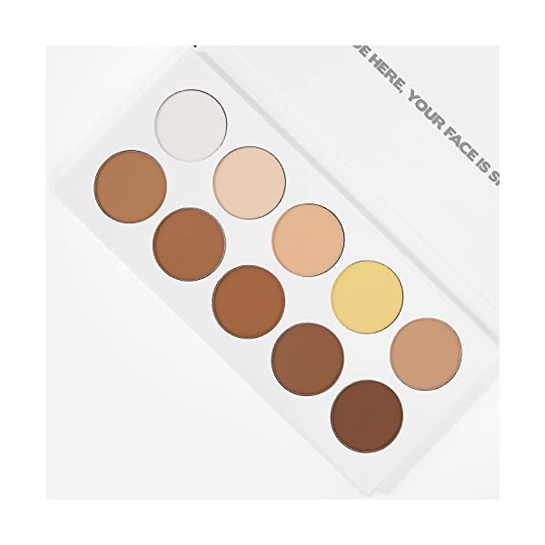 Palette de contouring Shade & Define : un excellent article qui peut cacher les taches et les tatouages portés par les profes