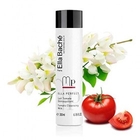 Lait Tomate Démaquillant - Lait démaquillant 2 en 1 visage et yeux aux micro-protéines dacacia dépolluantes et anti-oxydante