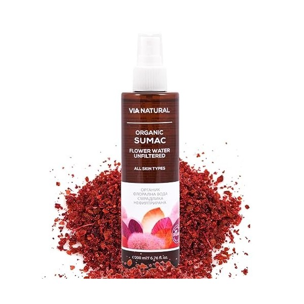 Biofresh cosmetics Eau florale non filtrée pour le visage, le corps et les cheveux, soins pour le visage, démaquillant, enlèv