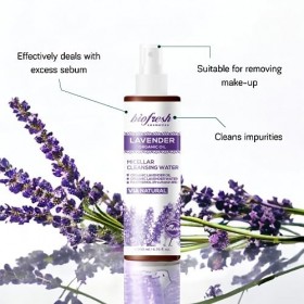 Biofresh cosmetics Via Natural Lavender oil еau micellaire démaquillante à lhuile de lavande,micellar cleansing water 200ml