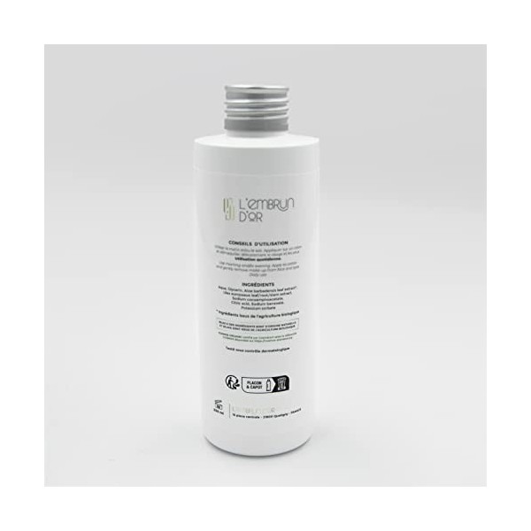 LEmbrun dOr - Eau micellaire démaquillante - BIO - 200 mL