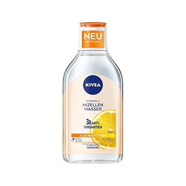 NIVEA Eau micellaire Vitamine C tous types de peau 400 ml