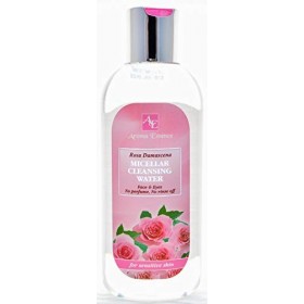 Eau Micellaire Démaquillante au D-Panthénol, Glycérine et Eau de Rose 200ml, Démaquillant pour les paupières, les cils et les