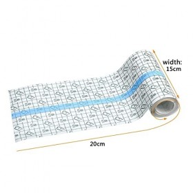 Bandage de soin après tatouage - 15 cm x 2 m - Ruban adhésif seconde peau - Colle pour la peau - Film de tatouage - Imperméab