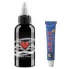 UMIKAkitchen Tatuage dencre noire de tatouage dencre de tatouage permanente 30ML crème apaisante pour tatouage, couleur a