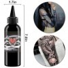 UMIKAkitchen Tatuage dencre noire de tatouage dencre de tatouage permanente 230ML crème apaisante pour tatouage, couleur 