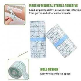 Bandage de soin post-tatouage – Ruban adhésif seconde peau, film de tatouage imperméable antibactérien transparent, colle pou