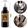 UMIKAkitchen encre de tatouage noir - encre de tatouage permanente 30 ml crème apaisante pour tatouage, couleur aléatoire 