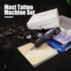 Mast S10 kit tatouage Mast Flip Tattoo Pen machine a tatouage with 2pcs Wireless Battery Power Supply RCA Jack aiguille tatou