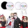 Aomig Peinture Corporelle 70g, 2PCS Peinture Visage, Imperméable, Non Toxique, Maquillage Enfant pour Carnaval, Halloween, Sc