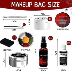 Halloween SFX Kit de maquillage M3 façons de créer un effet spécial scène Kit de maquillage théâtral pour peinture profession
