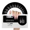 Beautilux Faux Ongles Capsule Américaine Transparente Acrylique False Nail Tips 552 Pcs/Boîte 12 Tailles Différentes Amande M