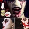 Faux sang Halloween Vampire Blood Gel Liquid Latex Spatule Spatule Outil Pinceau de Maquillage 6 Couleurs Bruise Maquillage P