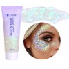 BoloShine Gel Paillettes Visage Festival, Paillette Corps Cheveux, Liquide Sequins Glitter pour Cosmétique Lèvres Ongles Fête