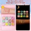 12 Pièces Gel Paillettes Visage Glitter Makeup Lumineux Visage Corps Gel UV Épais Paillette Visage Halloween Maquillage Carna