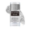 Prreal Body Glitter, Face Glitter Cream Chunky Glitter Stick for Hair Nail,Body Glitter Stick Sparkling Mermaid Sequins, Holo