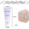 Kinretixia® Gel pailleté pour le corps 50 ml, kit liquide à paillettes de sirène, poudre pailletée longue durée pour festival