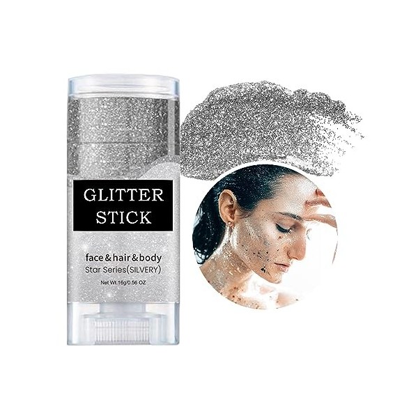 Gel Paillettes Visage, Face Hair Glitter, Glitter Gel Glitter Body Gel, Paillette Maquillage Gel, Chunky Paillettes Corps pou