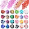 simarro 24 couleurs paillettes, visage de sorcière corps set paillettes ongles cheveux corps accessoires paillettes pour Hall